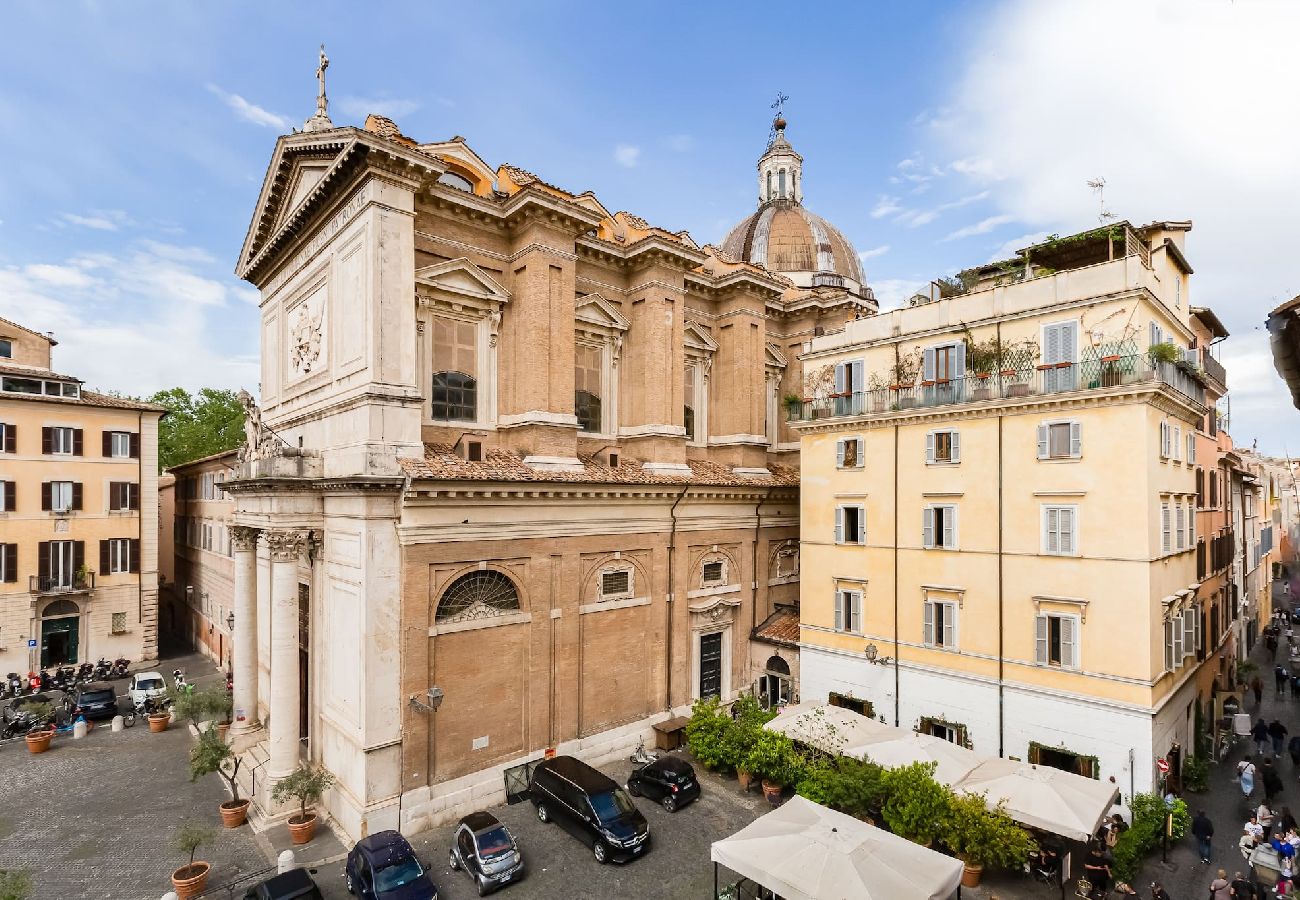 view on via dei coronari